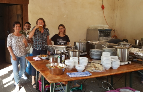 So entspannt sah es in der Küche nicht immer aus