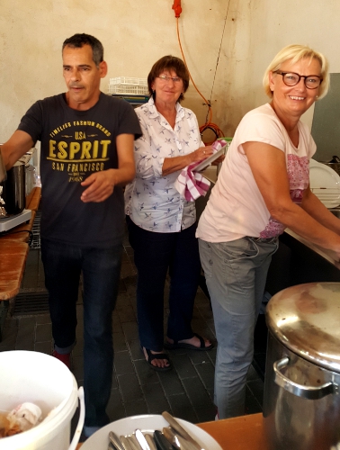 So entspannt sah es in der Küche nicht immer aus