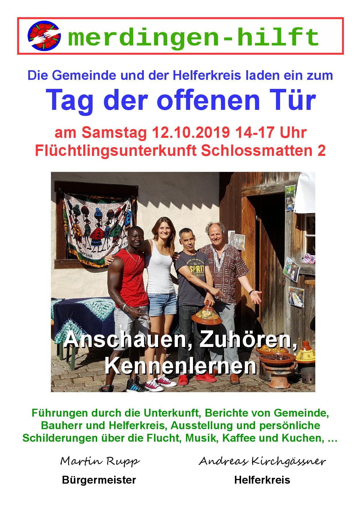 Einladung Tag der offenen Tür